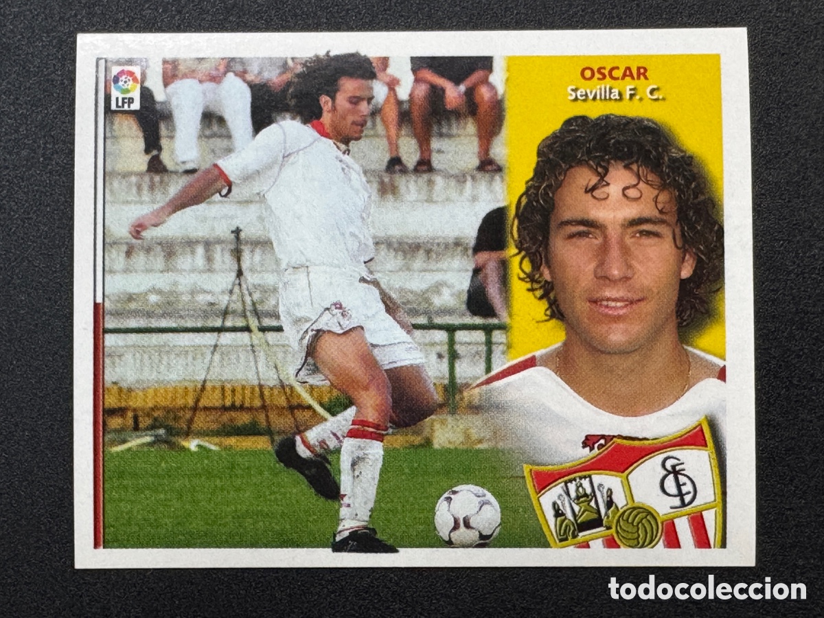 Cromos de F&uacute;tbol: &Oacute;scar Sevilla Liga Este 2002/03