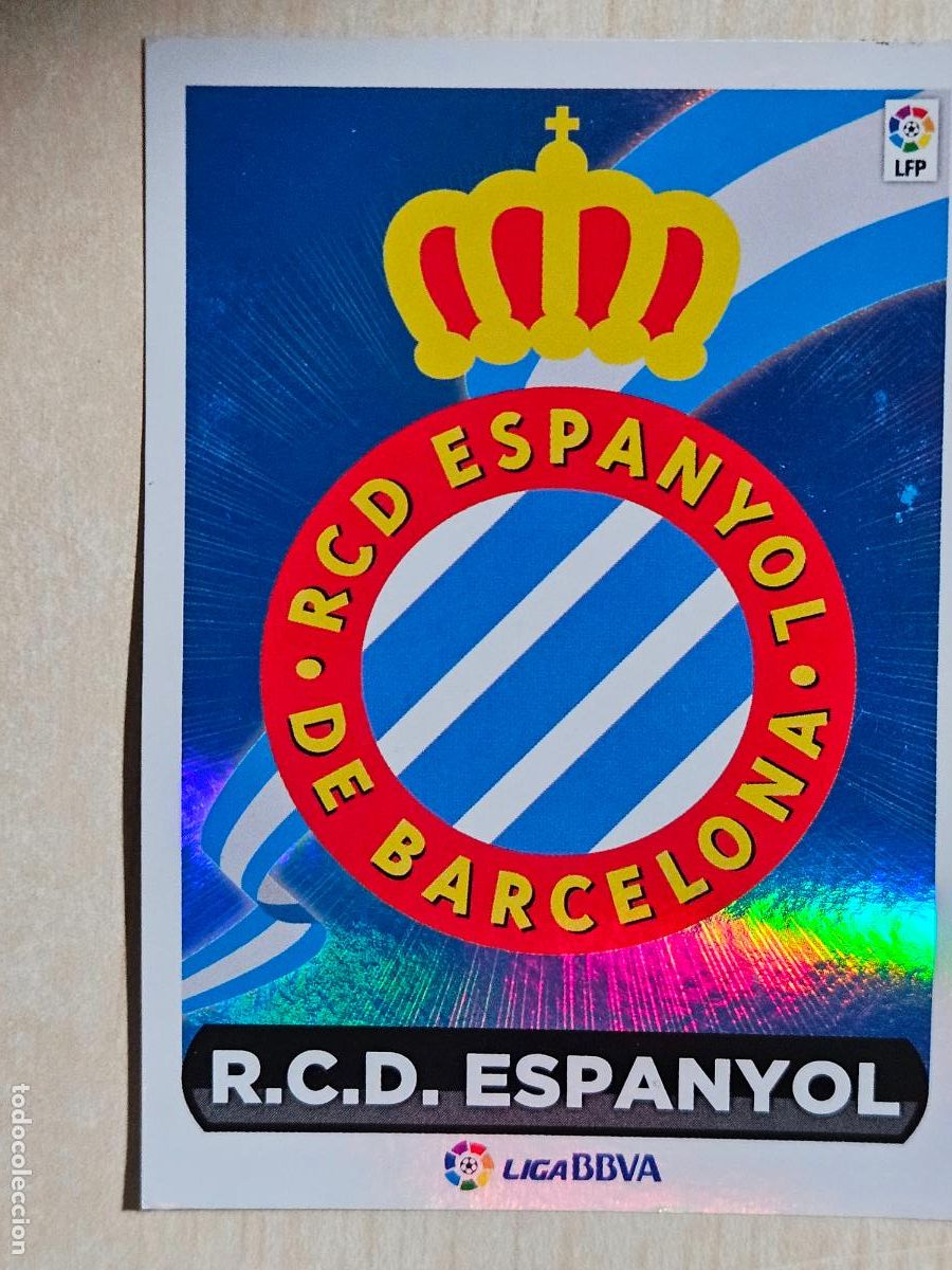 Cromos de F&uacute;tbol: N&ordm; 23 ESCUDO - ESTE 2014 2015 - 14 15 - CROMO SIN PEGAR - ESPANYOL