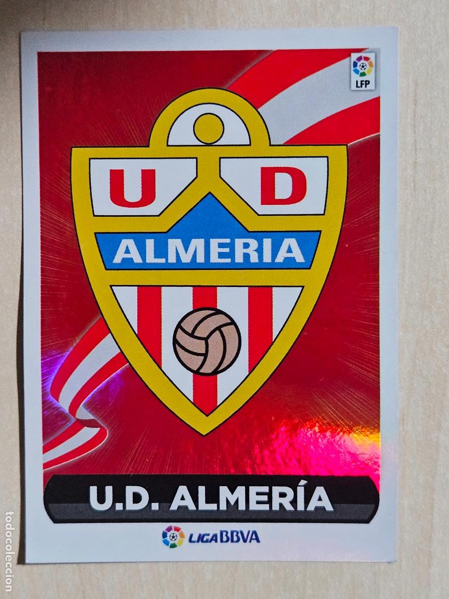 Cromos de F&uacute;tbol: N&ordm; 23 ESCUDO - ESTE 2014 2015 - 14 15 - CROMO SIN PEGAR - ALMERIA