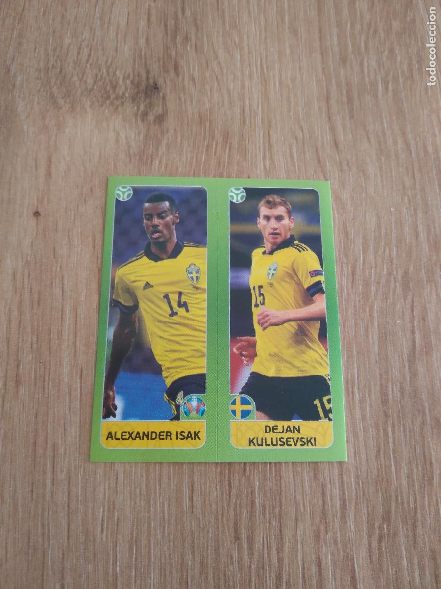 Cromos de F&uacute;tbol: 525 ISAK KULUSEVSKI suecia CROMO PANINI EURO 2020 EUROCOPA FUTBOL TOURNAMENT VERSI&Oacute;N AZUL