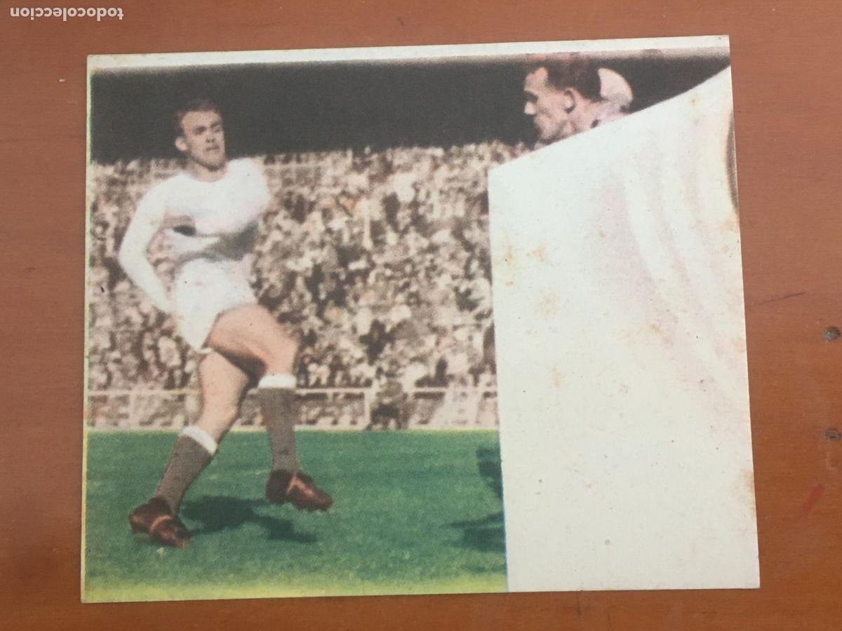 Cromos de F&uacute;tbol: alfredo di stefano real madrid cromo n&ordm; 4 chocolates pi nunca pegado