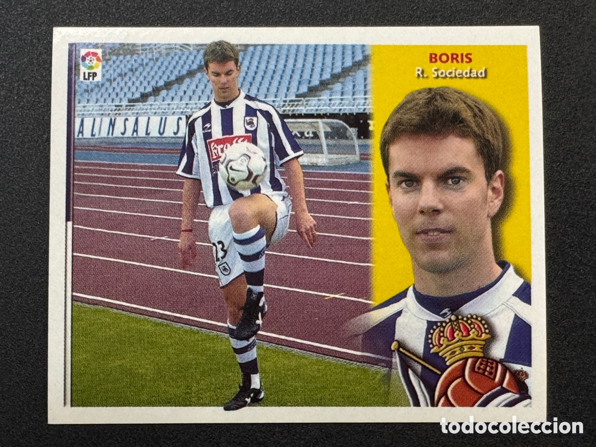 Football Stickers: Boris Real Sociedad Liga Este 2002/03