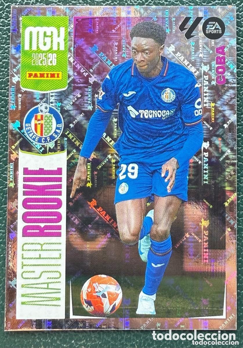 Figurine di Calcio: 408 COBA GETAFE CF MASTER ROOKIE FICHAS ALBUM MEGACRACKS 2025 2026 MGK 25 26