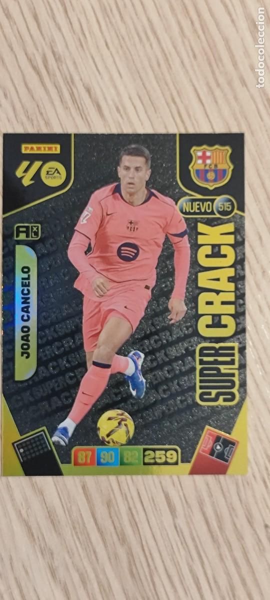 Fu&szlig;ball-Sticker: ADRENALYN XL LA LIGA 25/26 CARD SUPER CRACK JOAO CANCELO FC BARCELONA # 515 PANINI