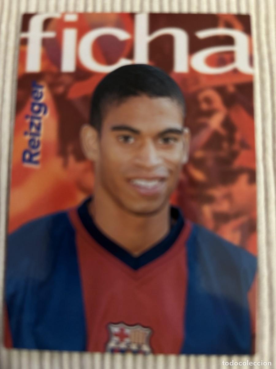 Cromos de F&uacute;tbol: Cromo Card Panini 100 a&ntilde;os Historia Bar&ccedil;a 1899-1999 (Ficha Reiziger) Num. 165
