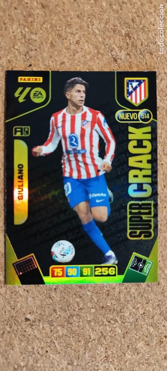 Cromos de F&uacute;tbol: ADRENALYN XL LA LIGA 25/26 CARD SUPER CRACK GIULIANO AT MADRID # 514 PANINI