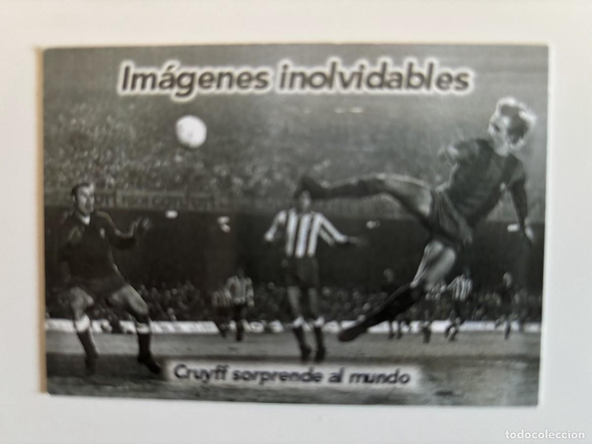 Cromos de F&uacute;tbol: Cromo Card Panini 100 a&ntilde;os Historia Bar&ccedil;a 1899-1999 (Imagenes Inolv.-Gol de Cruiff) Num. 94