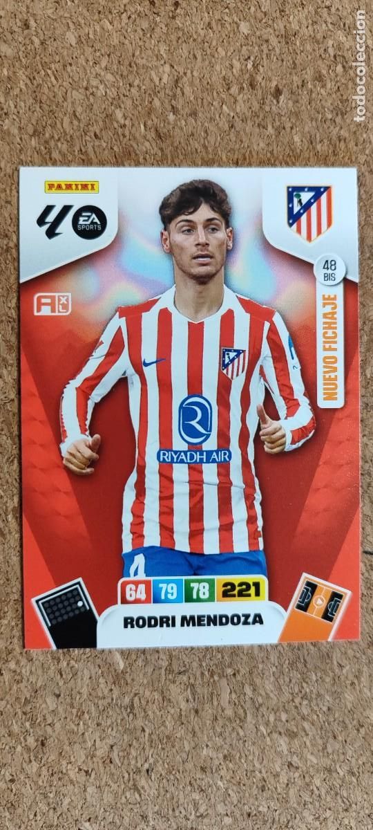 Cromos de Futebol: ADRENALYN XL LA LIGA 25/26 CARD AMPLIACION RODRI MENDOZA AT MADRID # 48 BIS PANINI