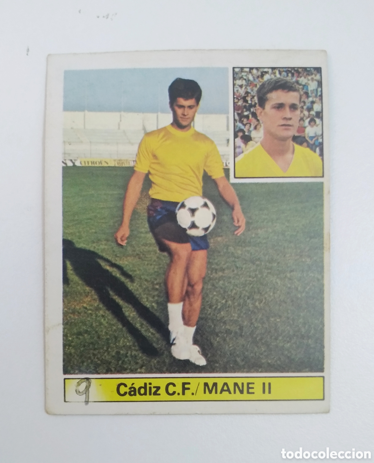 Cromos de F&uacute;tbol: MANE II COLOCA C&Aacute;DIZ CROMO FUTBOL LIGA 81-82 EDICIONES ESTE