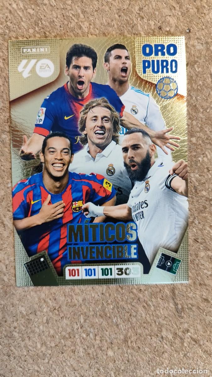 Cromos de Futebol: ADRENALYN XL LA LIGA 25/26 CARD MITICOS INVENCIBLE ORO PURO, FC BARCELONA/REAL MADRID # PANINI