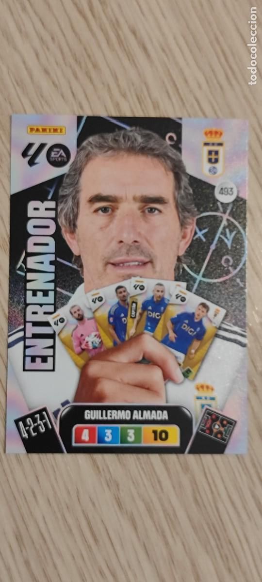 Cromos de F&uacute;tbol: ADRENALYN XL LA LIGA 25/26 CARD ENTRENADOR ALMADA OVIEDO # 493 PANINI