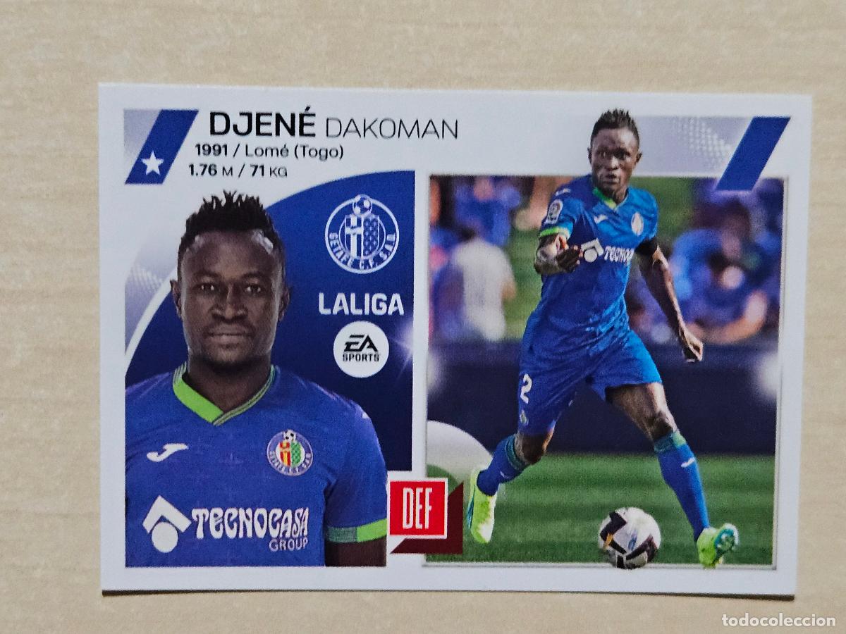 Cromos de F&uacute;tbol: 6 DJENE - CROMO - ESTE 2023 2024 - 23 24 - CROMO SIN PEGAR - GETAFE
