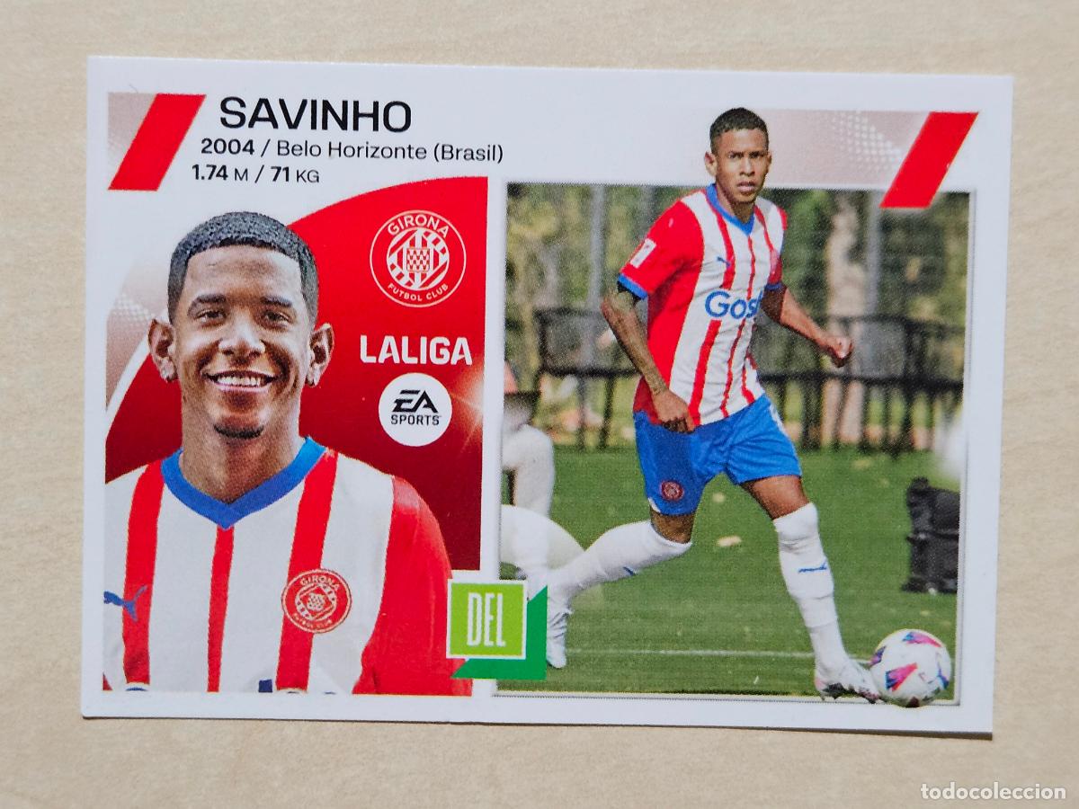 Cromos de F&uacute;tbol: 17 SAVINHO - CROMO - ESTE 2023 2024 - 23 24 - CROMO SIN PEGAR - GIRONA