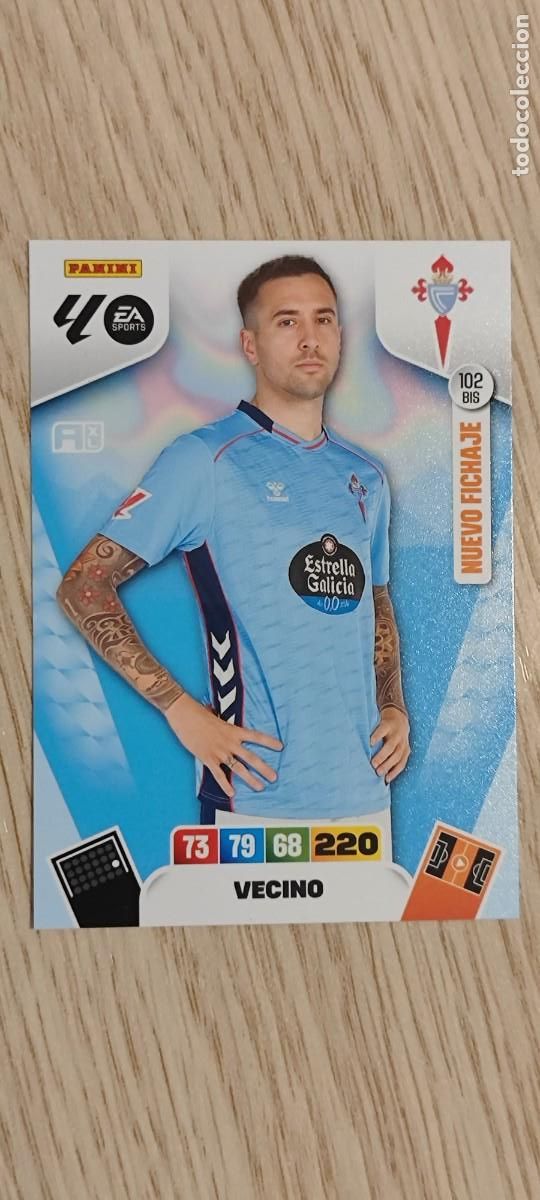 Cromos de F&uacute;tbol: ADRENALYN XL LA LIGA 25/26 CARD NUEVO FICHAJE VECINO CELTA # 102BIS PANINI
