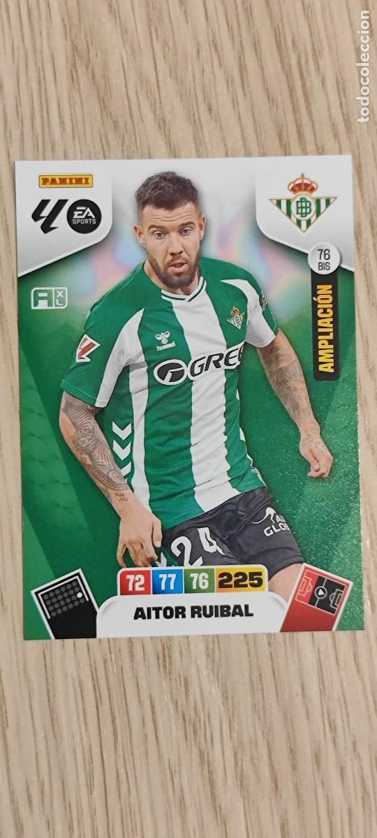Cromos de F&uacute;tbol: ADRENALYN XL LA LIGA 25/26 CARD AMPLIACION AITOR RUBIAL BETIS # 76BIS PANINI