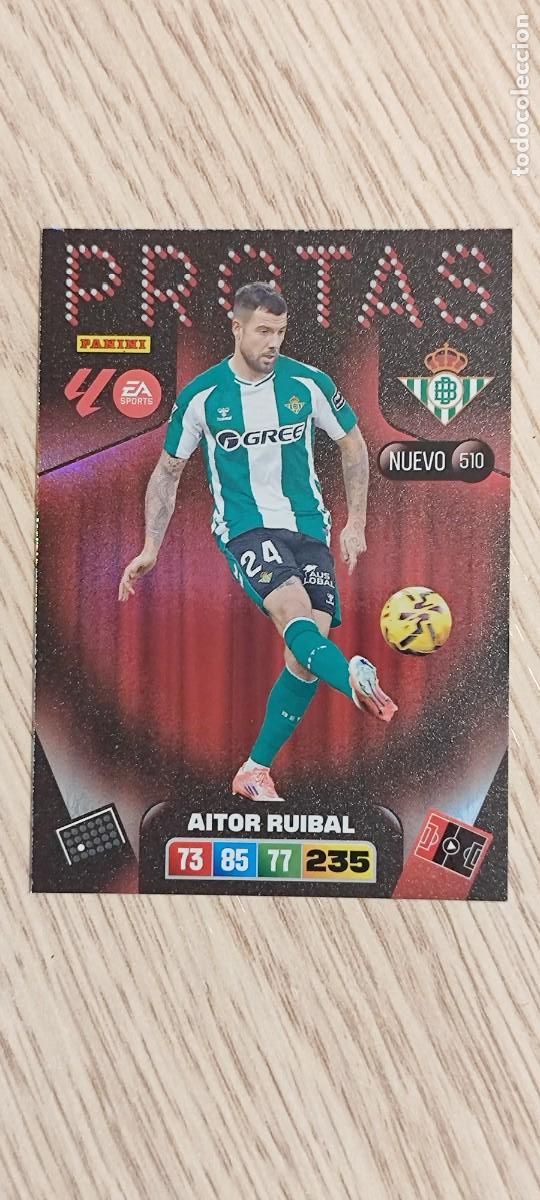 Cromos de F&uacute;tbol: ADRENALYN XL LA LIGA 25/26 CARD PROTAS AITOR RUBIAL REAL BETIS # 510 PANINI