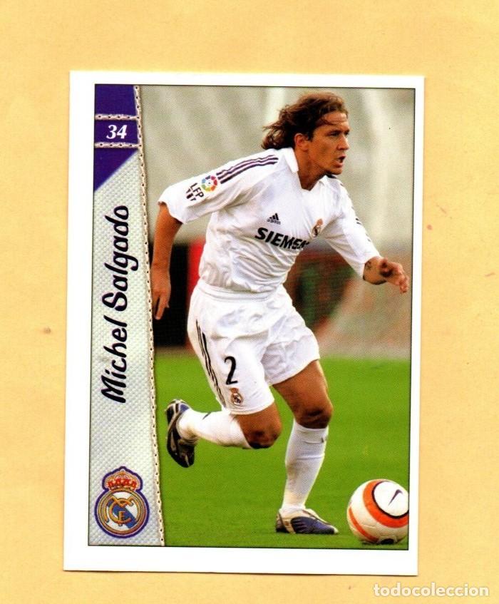 Football Stickers: MUNDICROMO LAS FICHAS DE LA LIGA 06-07 N&ordm; 34 MICHEL SALGADO 2006-2007 REAL MADRID