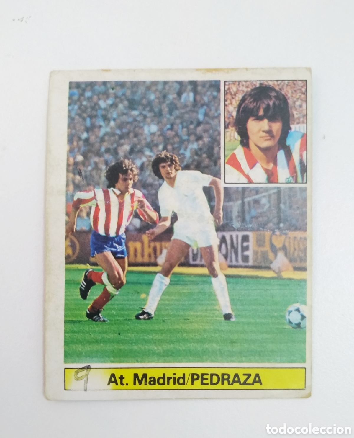 Cromos de F&uacute;tbol: PEDRAZA, BAJA ATLETICO MADRID 81/82 DESPEGADO