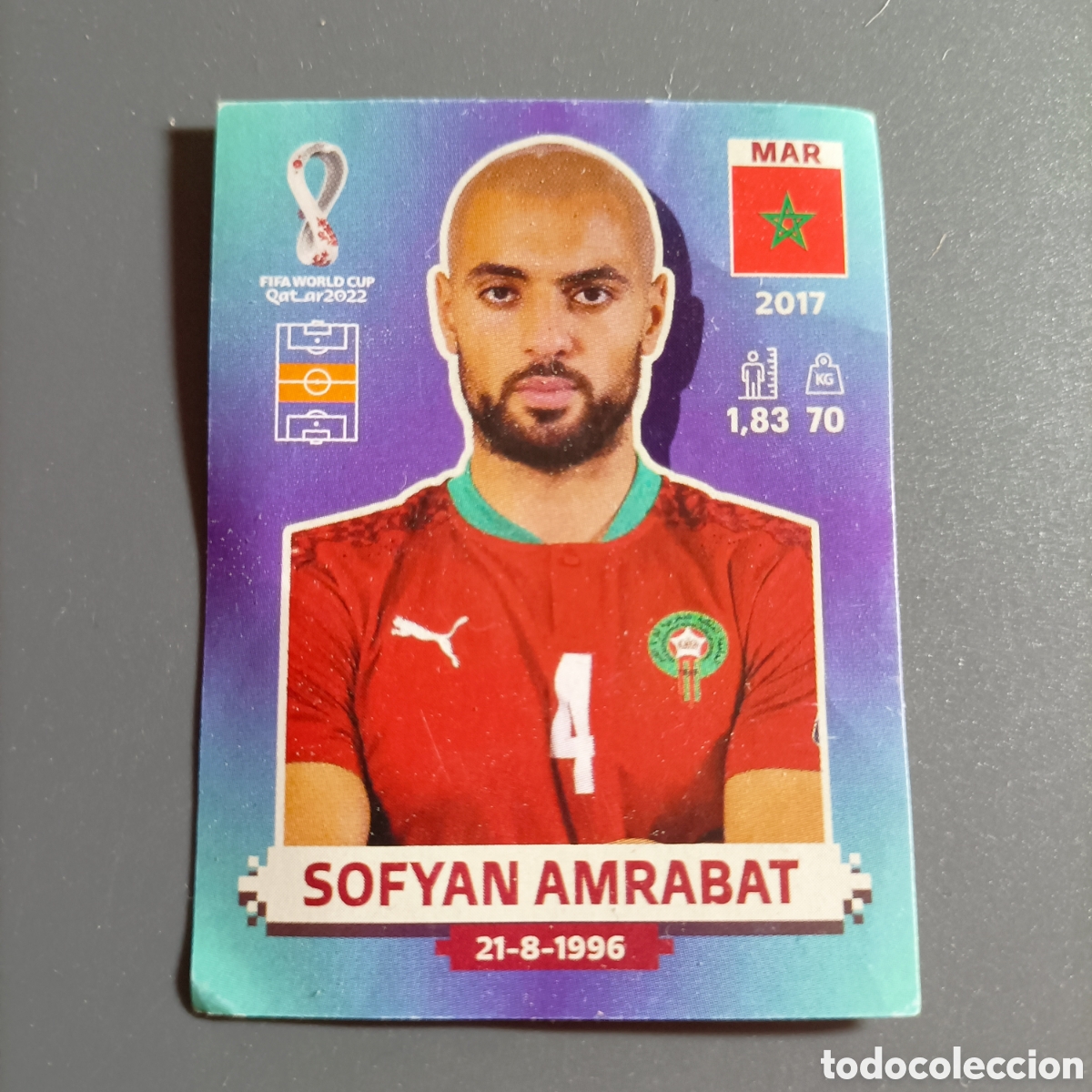 Fu&szlig;ball-Sticker: CROMO STICKER. FIFA WORLD CUP QATAR 2022 - №MAR 11