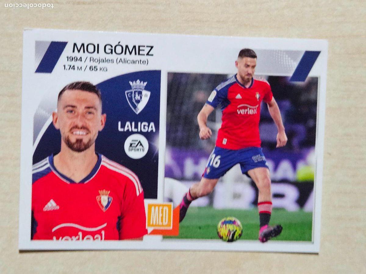 Fu&szlig;ball-Sticker: 15 MOI GOMEZ - CROMO - ESTE 2023 2024 - 23 24 - CROMO SIN PEGAR - OSASUNA