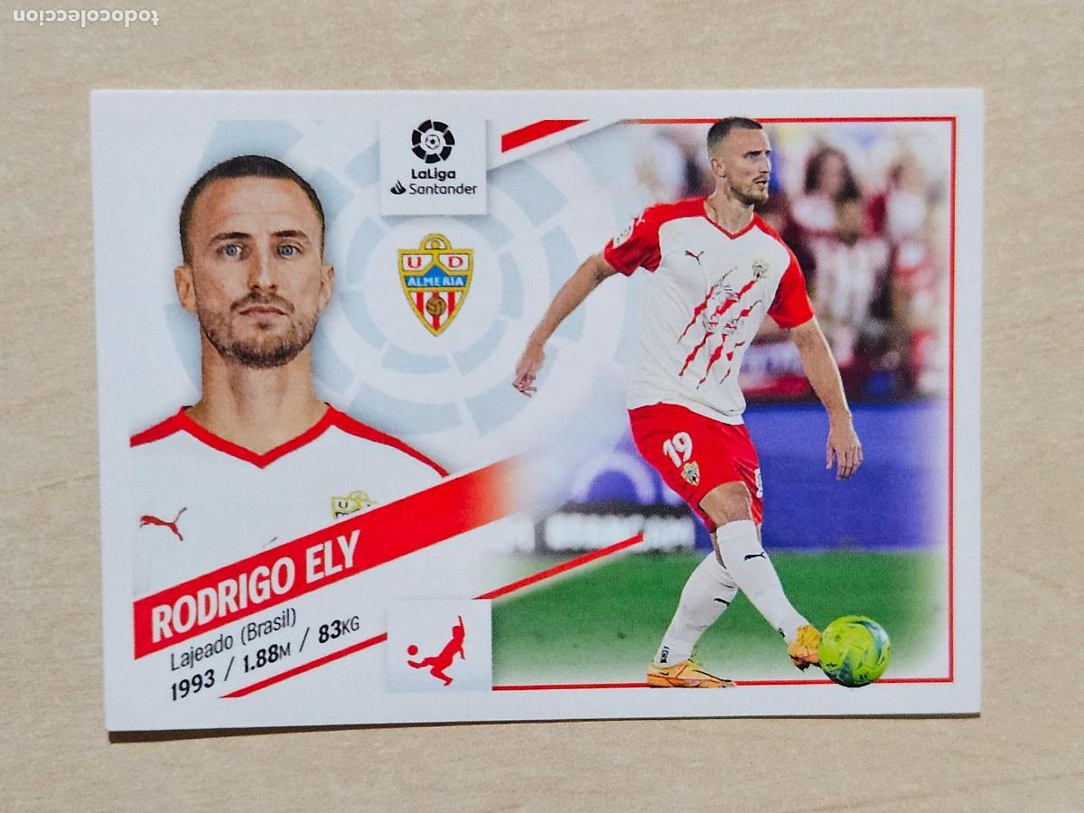 Cromos de F&uacute;tbol: CROMO N&ordm; 6 RODRIGO ELY - ESTE 2022 23 - 22 23 - CROMO SIN PEGAR - ALMERIA
