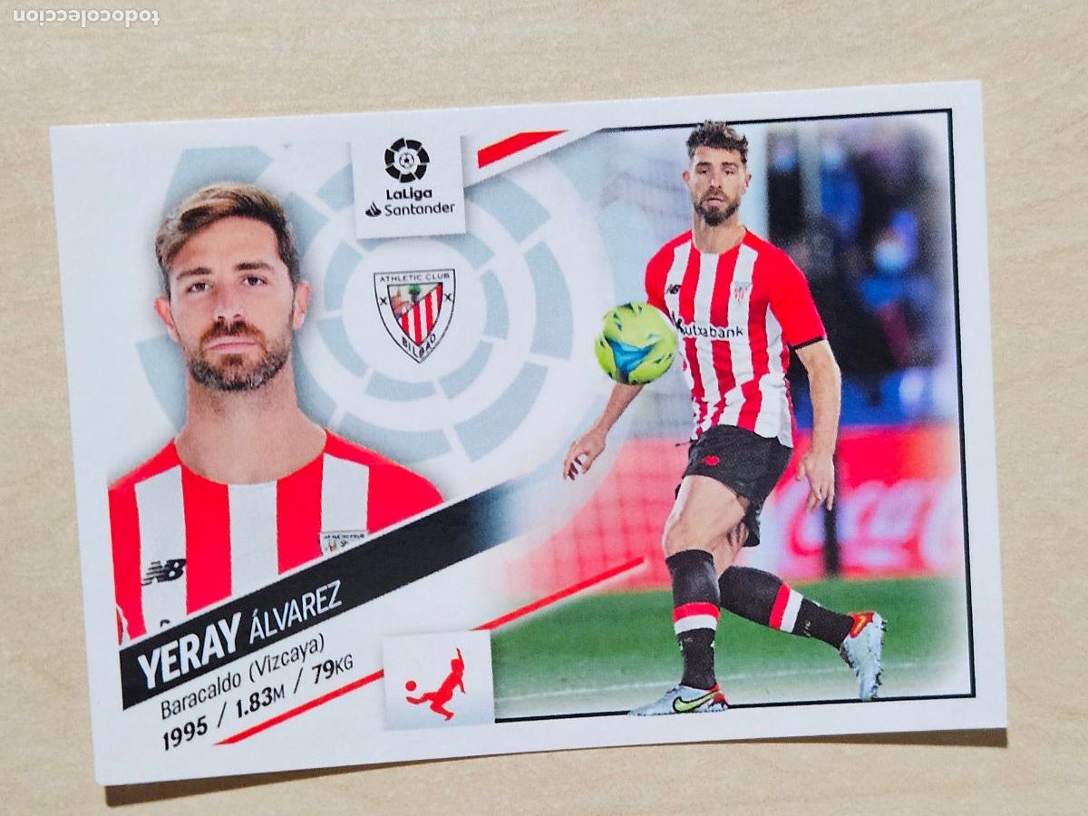 Cromos de F&uacute;tbol: CROMO N&ordm; 9 YERAY - ESTE 2022 23 - 22 23 - CROMO SIN PEGAR - ATHLETIC DE BILBAO