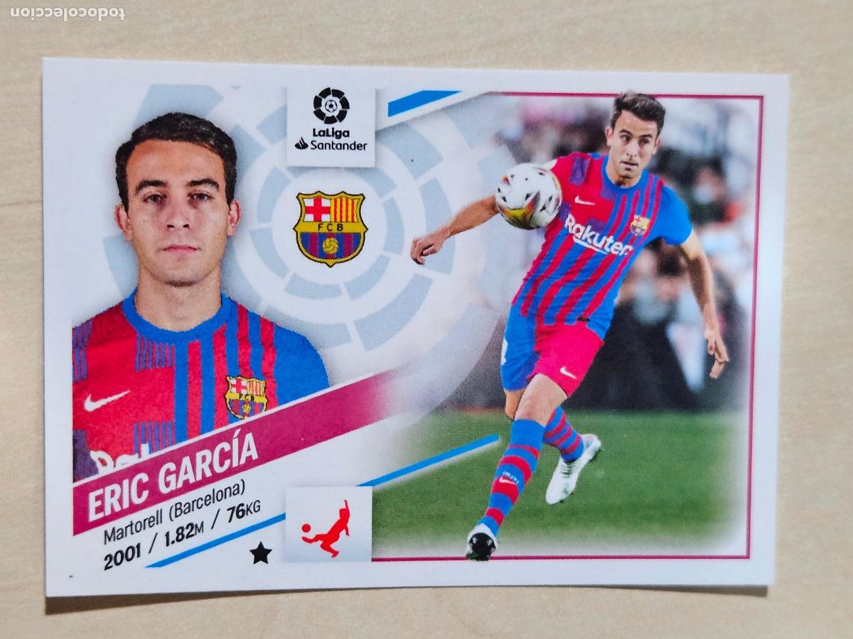 Fu&szlig;ball-Sticker: CROMO N&ordm; 9 ERIC GARCIA - ESTE 2022 23 - 22 23 - CROMO SIN PEGAR - BARCELONA