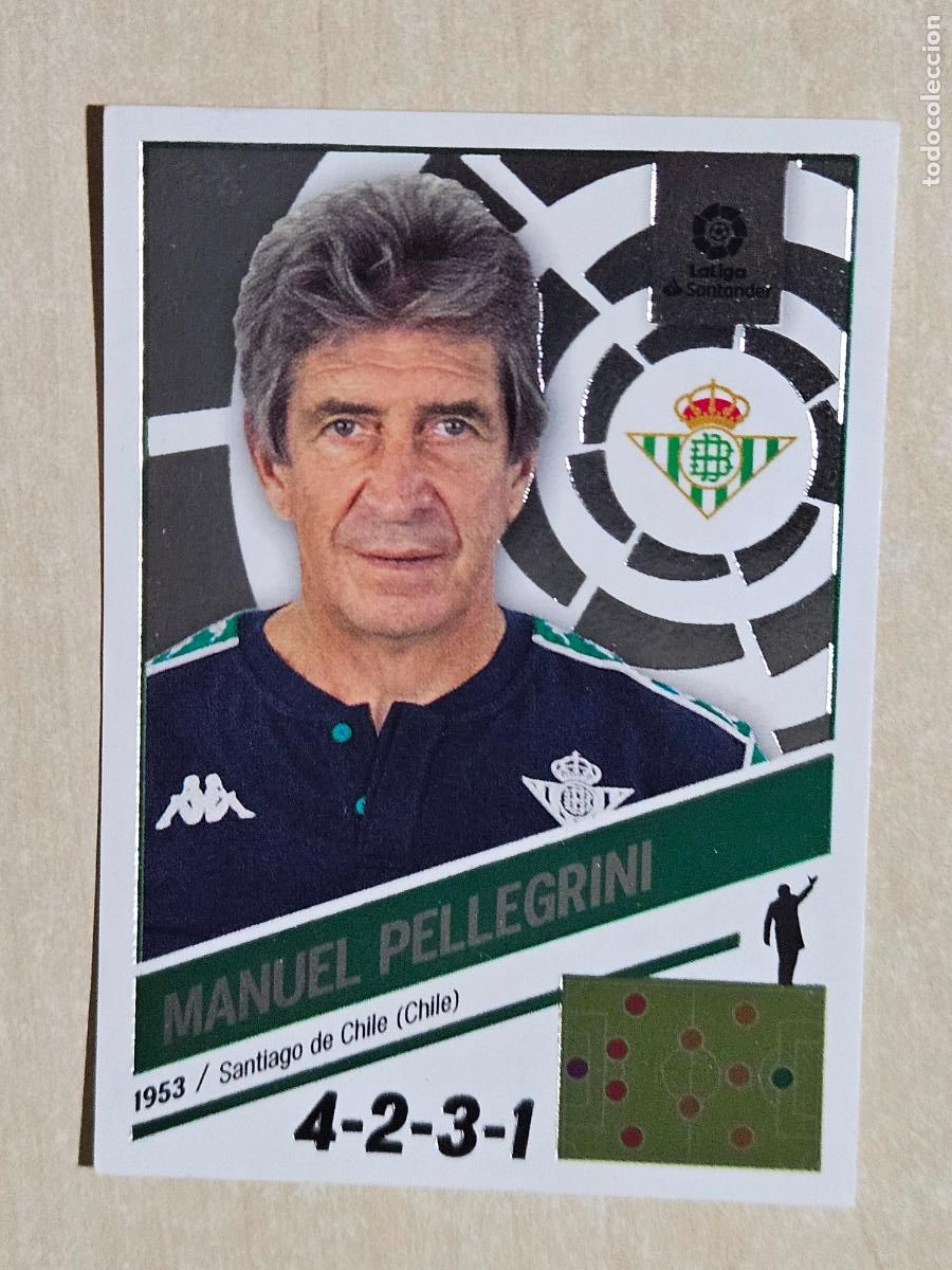 Cromos de Futebol: CROMO N&ordm; 2 PELLEGRINI - ESTE 2022 23 - 22 23 - CROMO SIN PEGAR - REAL BETIS