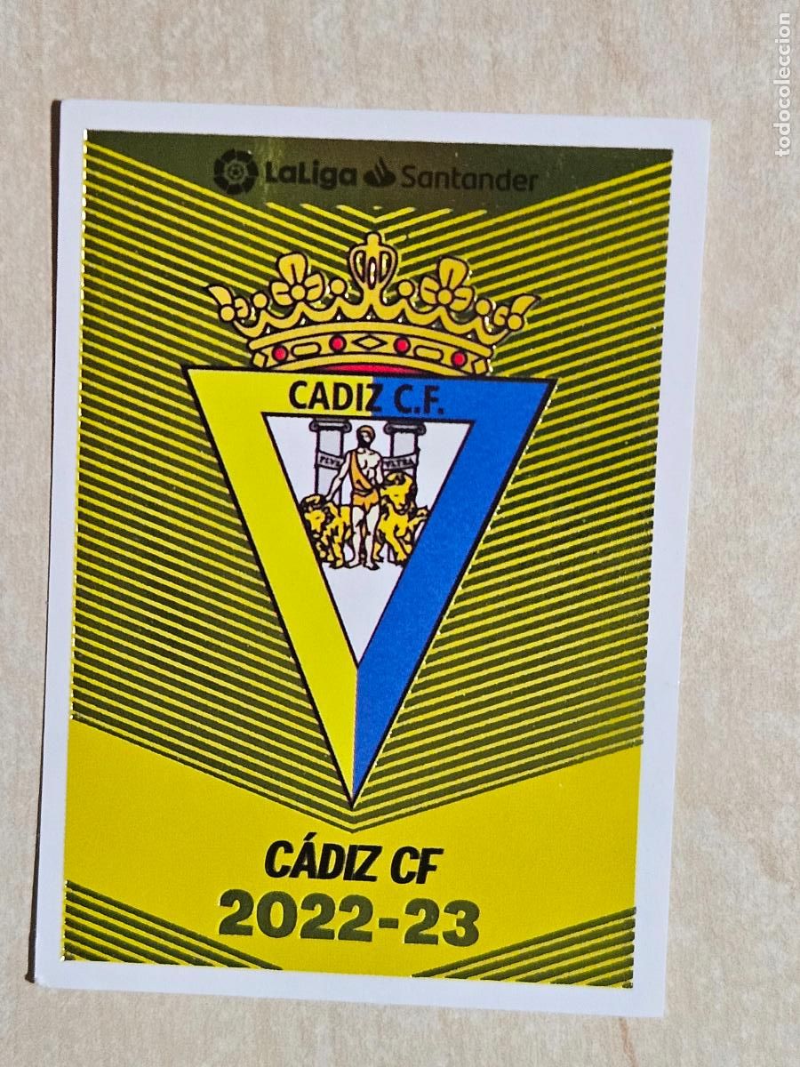 Cromos de Futebol: CROMO N&ordm; 1 ESCUDO - ESTE 2022 23 - 22 23 - CROMO SIN PEGAR - CADIZ