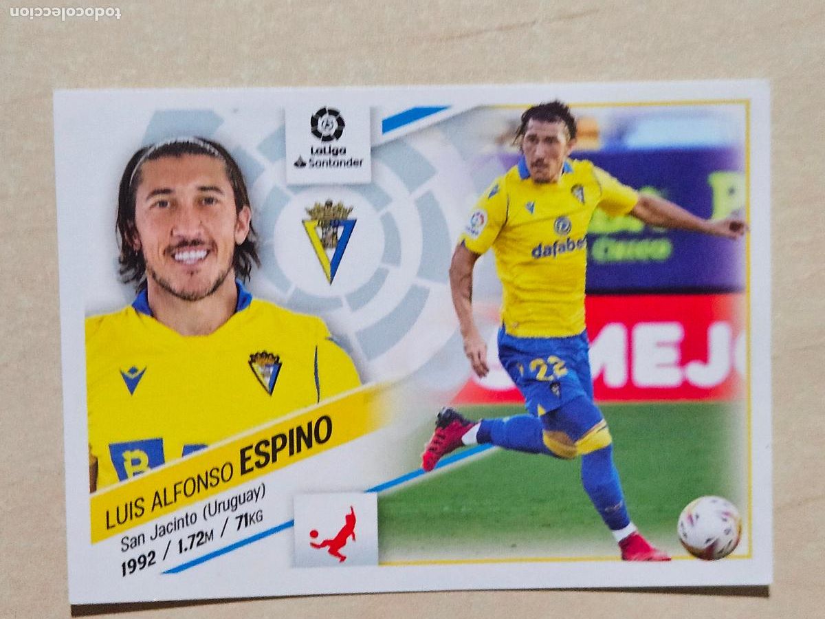 Football Stickers: CROMO N&ordm; 10 ESPINO - ESTE 2022 23 - 22 23 - CROMO SIN PEGAR - CADIZ