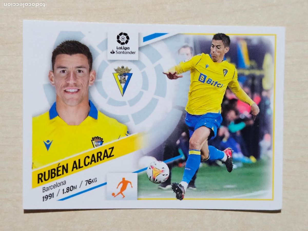 Football Stickers: CROMO N&ordm; 11 RUBEN ALCARAZ - ESTE 2022 23 - 22 23 - CROMO SIN PEGAR - CADIZ