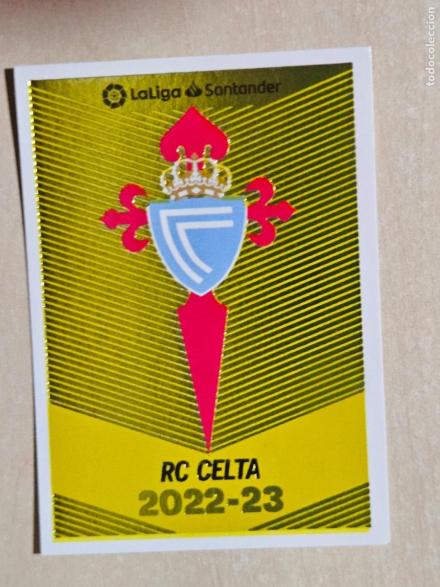 Football Stickers: CROMO N&ordm; 1 ESCUDO - ESTE 2022 23 - 22 23 - CROMO SIN PEGAR - REAL CELTA