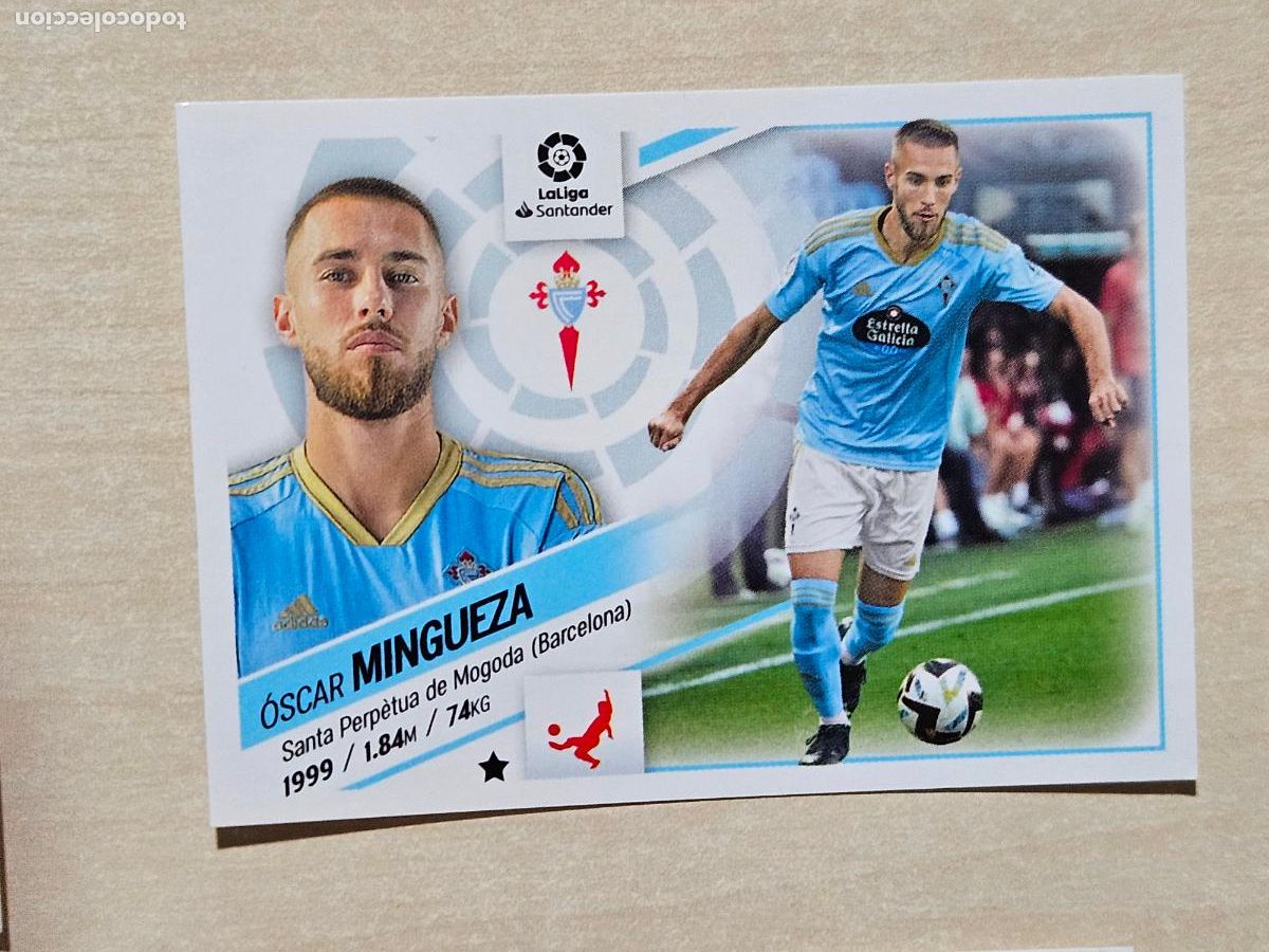 Football Stickers: CROMO N&ordm; 10 MINGUEZA - ESTE 2022 23 - 22 23 - CROMO SIN PEGAR - REAL CELTA