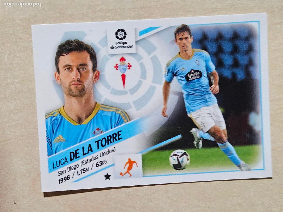 Football Stickers: CROMO N&ordm; 11 DE LA TORRE - ESTE 2022 23 - 22 23 - CROMO SIN PEGAR - REAL CELTA