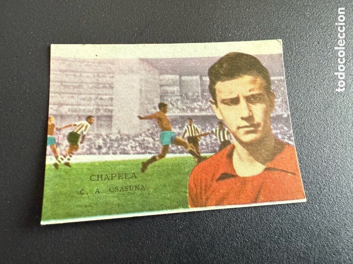 Football Stickers: FHER 62 63. CHAPELA ( Osasuna ). Nunca Pegado