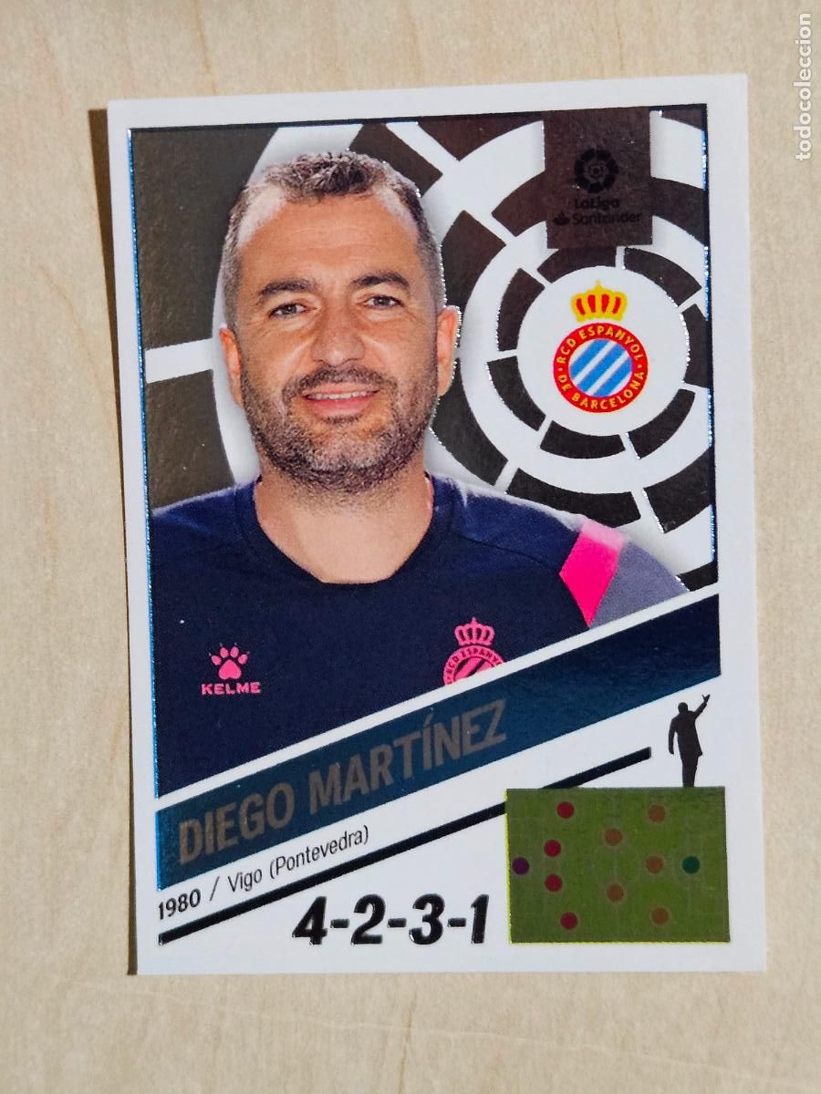 Football Stickers: CROMO N&ordm; 2 DIEGO MARTINEZ - ESTE 2022 23 - 22 23 - CROMO SIN PEGAR - ESPANYOL