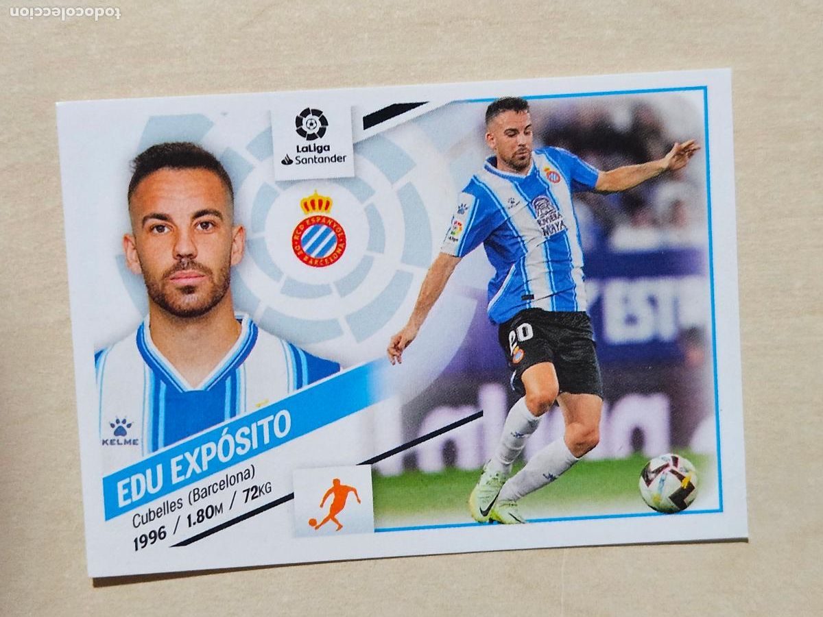 Football Stickers: CROMO N&ordm; 15 EDU EXPOSITO - ESTE 2022 23 - 22 23 - CROMO SIN PEGAR - ESPANYOL