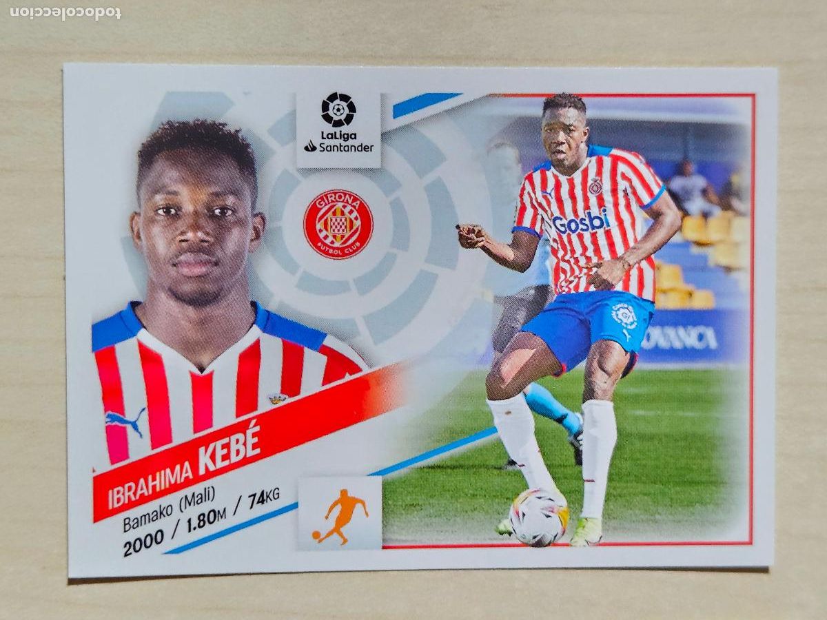 Football Stickers: CROMO N&ordm; 11 KEBE - ESTE 2022 23 - 22 23 - CROMO SIN PEGAR - GIRONA
