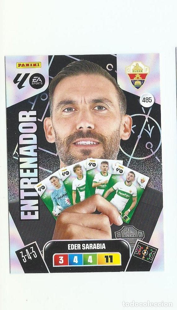 Football Stickers: ADRENALYN 2025/2026 485 SARABIA ELCHE &rdquo;&rdquo;&rdquo;ENTRENADOR&rdquo;&rdquo; , NUEVO PERFECTO