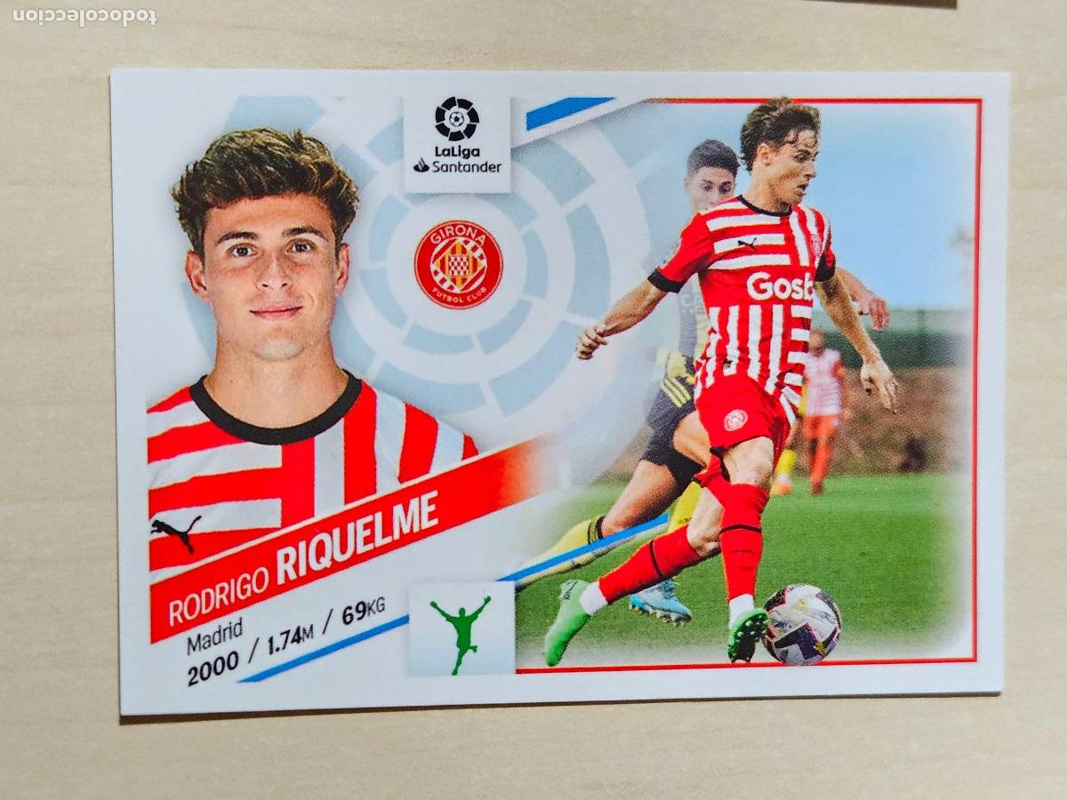 Football Stickers: CROMO N&ordm; 19 RIQUELME - ESTE 2022 23 - 22 23 - CROMO SIN PEGAR - GIRONA