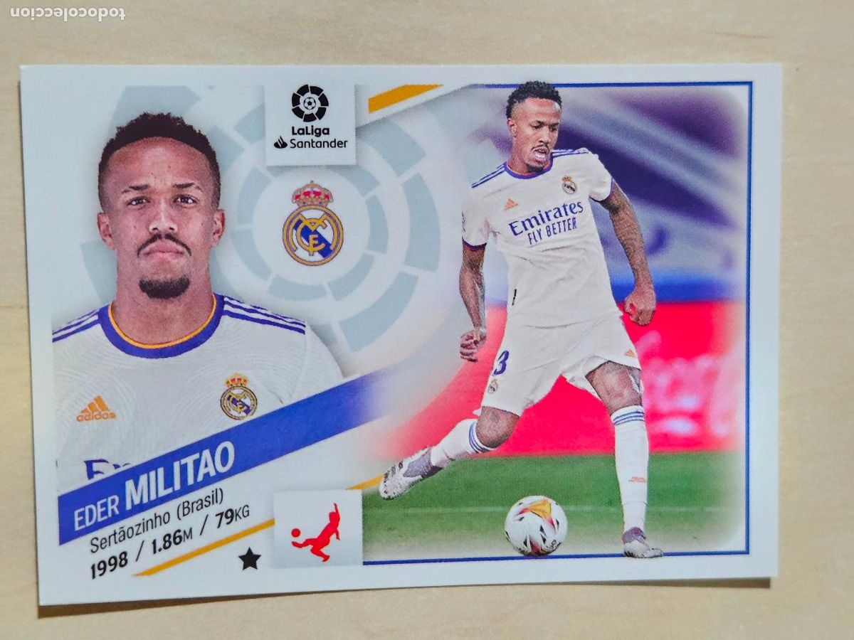 Football Stickers: CROMO N&ordm; 7 MILITAO - ESTE 2022 23 - 22 23 - CROMO SIN PEGAR - REAL MADRID