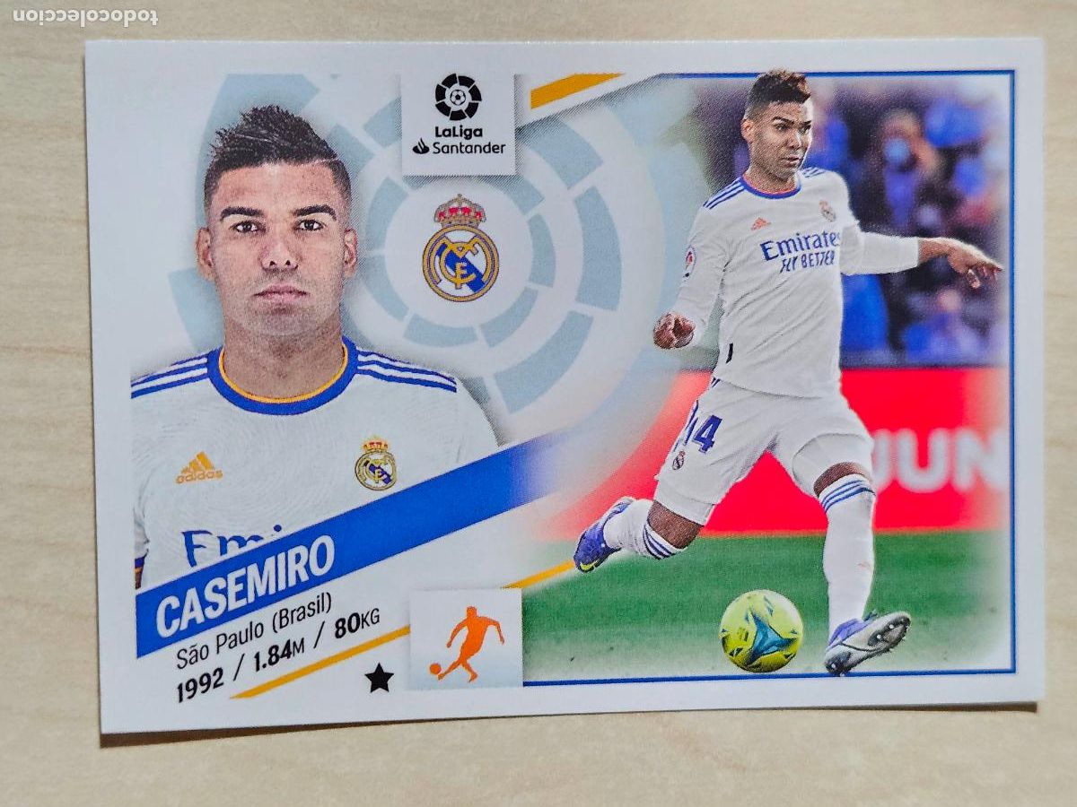 Football Stickers: CROMO N&ordm; 10 CASEMIRO - ESTE 2022 23 - 22 23 - CROMO SIN PEGAR - REAL MADRID