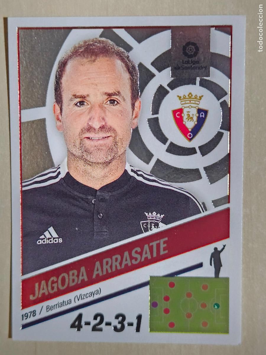 Fu&szlig;ball-Sticker: CROMO N&ordm; 2 JAGOBA ARRASATE - ESTE 2022 23 - 22 23 - CROMO SIN PEGAR - OSASUNA