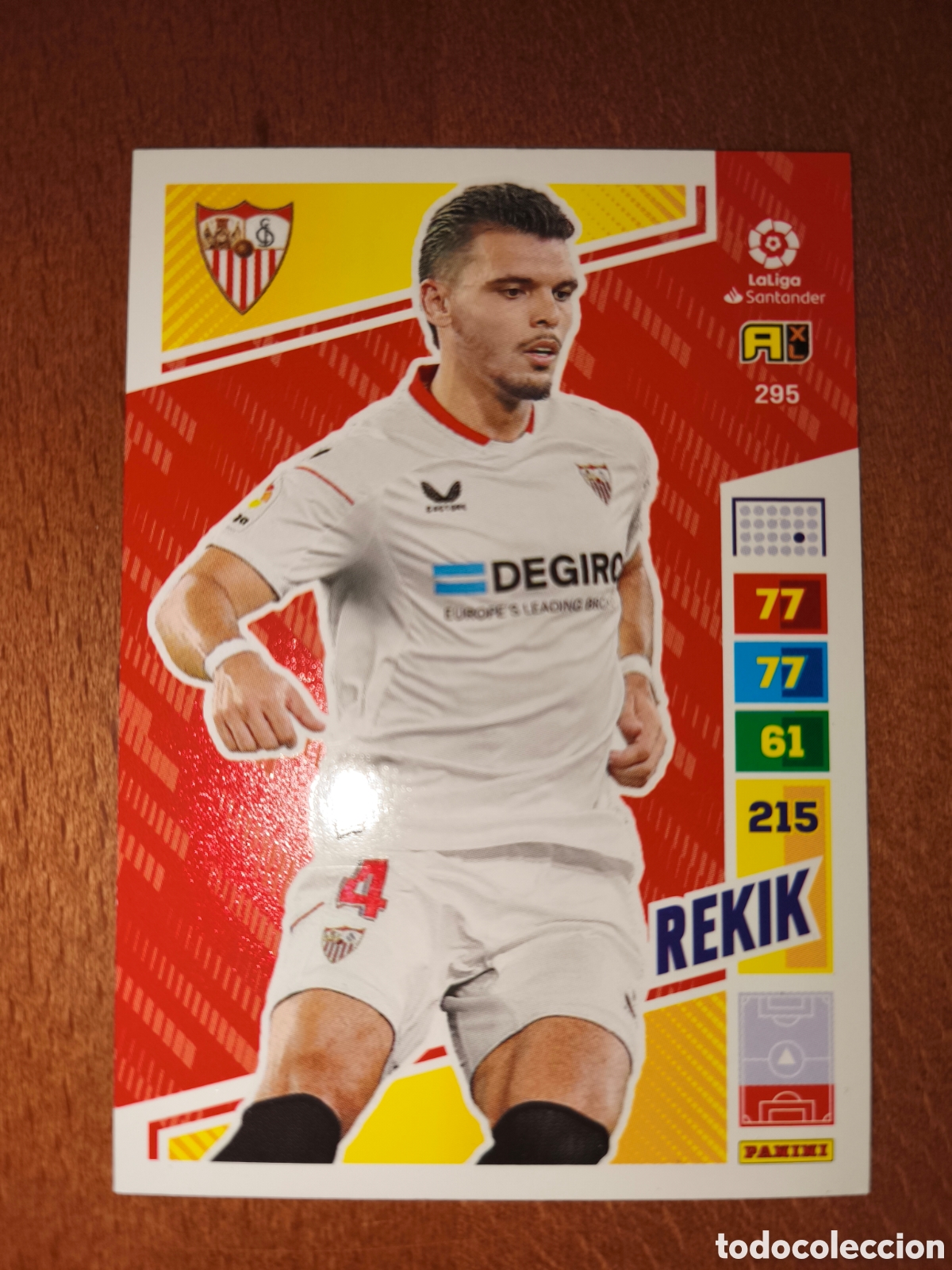 Cromos de F&uacute;tbol: Rekik n&deg;295 Adrenalyn XL 22/23 Sevilla