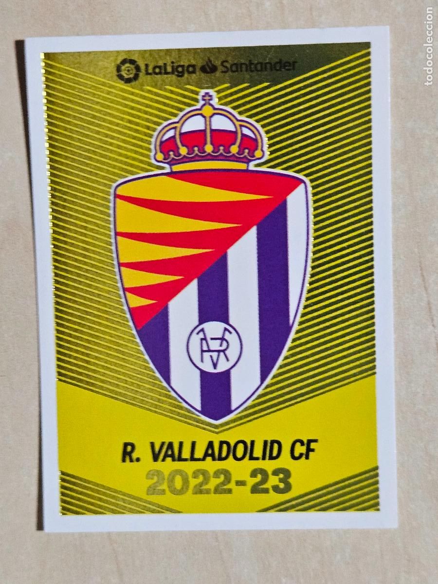 Cromos de F&uacute;tbol: CROMO N&ordm; 1 ESCUDO - ESTE 2022 23 - 22 23 - CROMO SIN PEGAR - REAL VALLADOLID