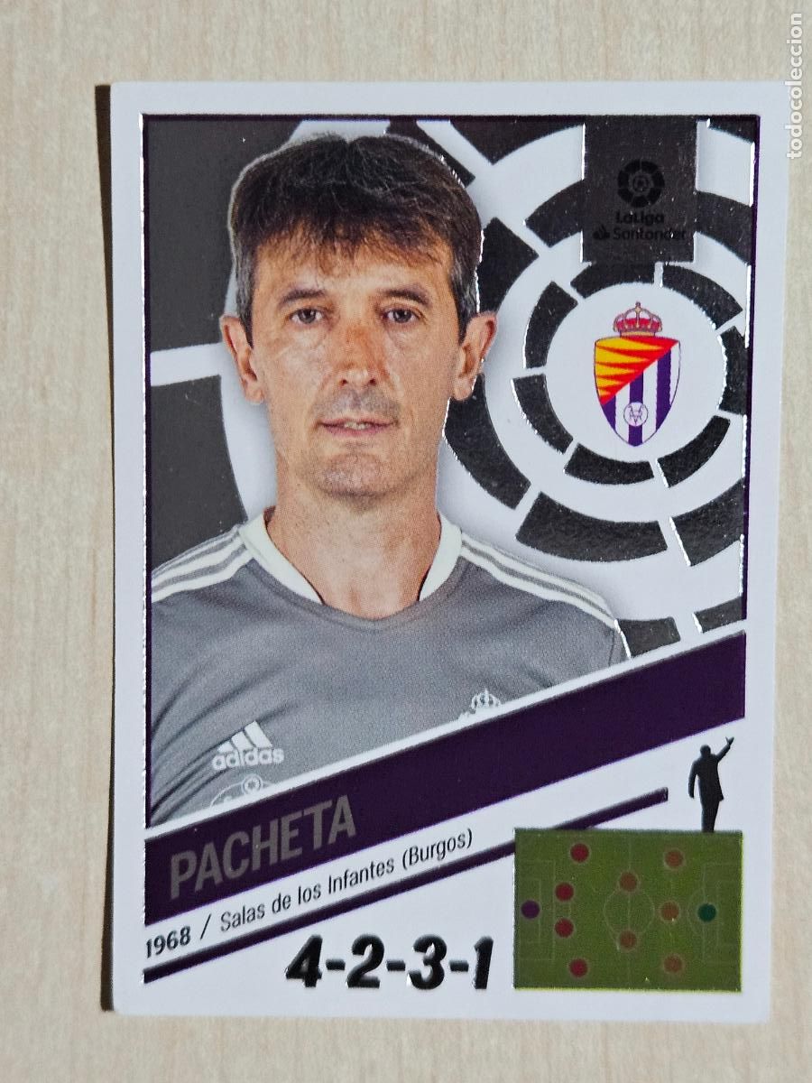 Cromos de F&uacute;tbol: CROMO N&ordm; 2 PACHETA - ESTE 2022 23 - 22 23 - CROMO SIN PEGAR - REAL VALLADOLID