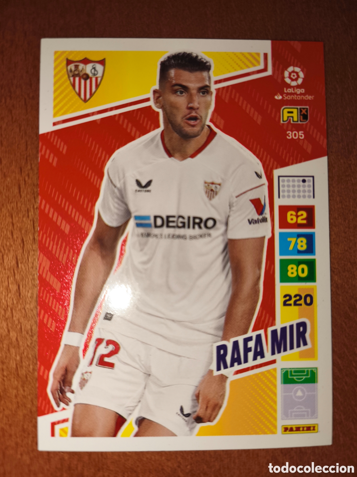 Cromos de F&uacute;tbol: Rafa Mir n&deg;305 Adrenalyn XL 22/23 Sevilla