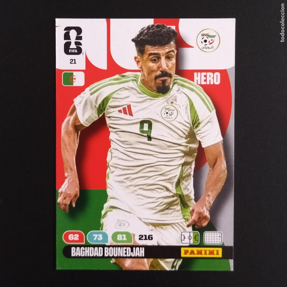Cromos de F&uacute;tbol: 21 BAGHDAD BOUNEDJAH ARGELIA CROMOS ADRENALYN XL MUNDIAL 26 2026 FIFA WORLD CUP PANINI