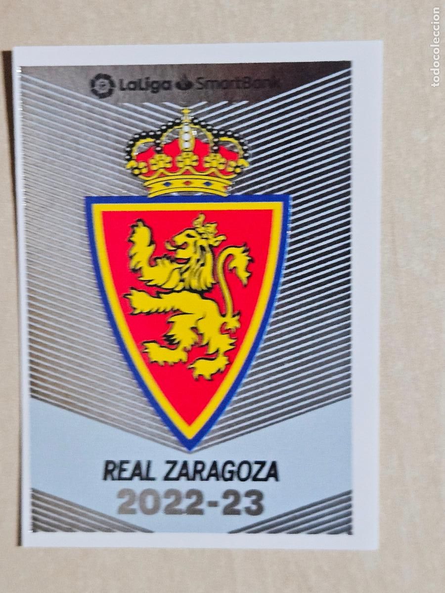 Cromos de F&uacute;tbol: CROMO N&ordm; 22 ESCUDO 2 DIVISION - ESTE 2022 23 - 22 23 - CROMO SIN PEGAR - REAL ZARAGOZA
