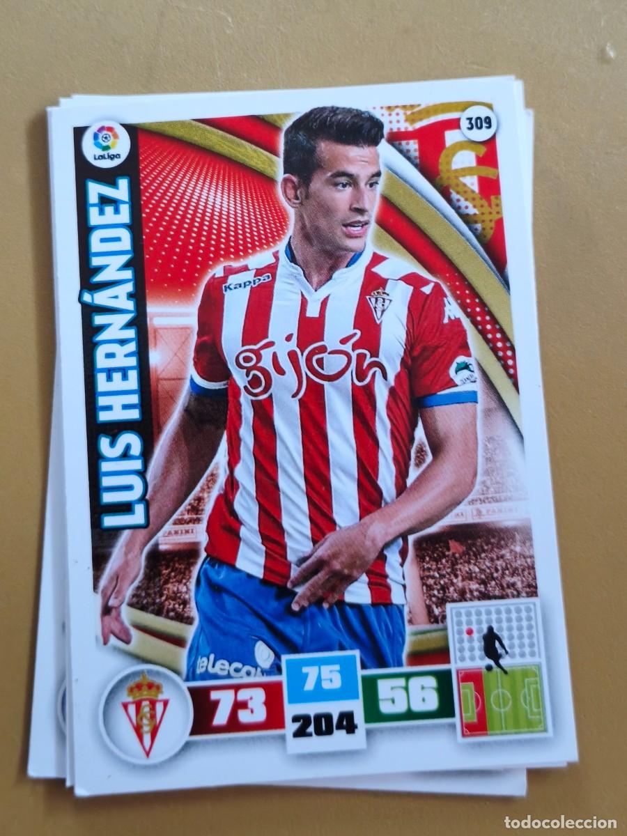 Cromos de f&uacute;tbol: luis hernandez, adrenalyn 2015 16 - Foto 1